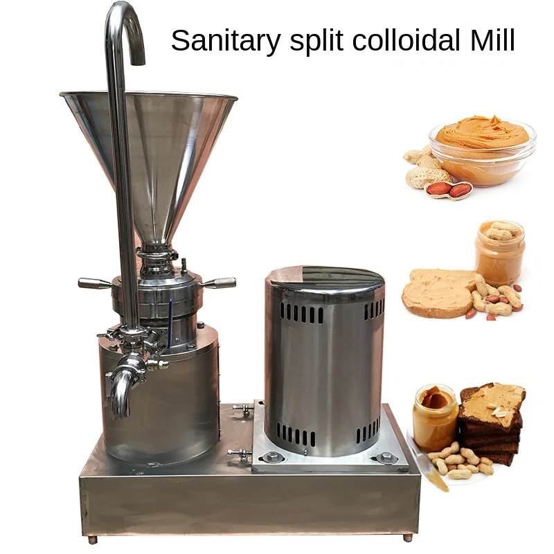 High-Efficiency Colloid Mill Sesame & Peanut Butter Industrial Grinding Machine for Smooth, Fine Texture Consistent Quality