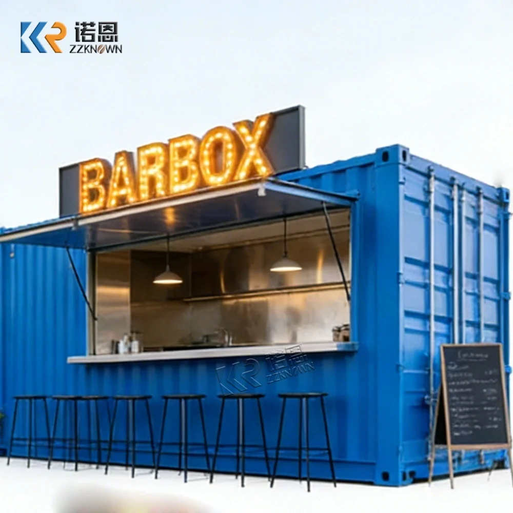 Portable Container Coffee Beer Bar Container Cafe/shop/booth Container Restaurant Kitchen Fast Food Kiosk Mobile Restaurant