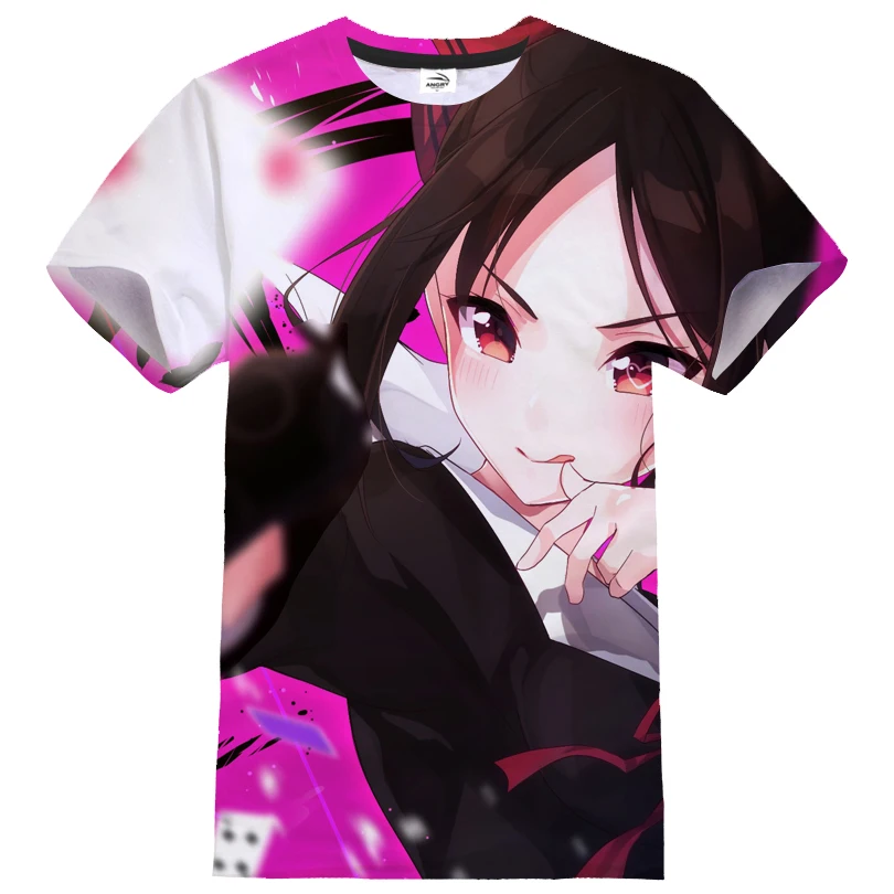 New 2023 Anime Love Is War 3D Print T-shirt Fashion Streetwear Men Women Sport Casual T Shirt Kawaii Girl Hip Hop Tees Tops