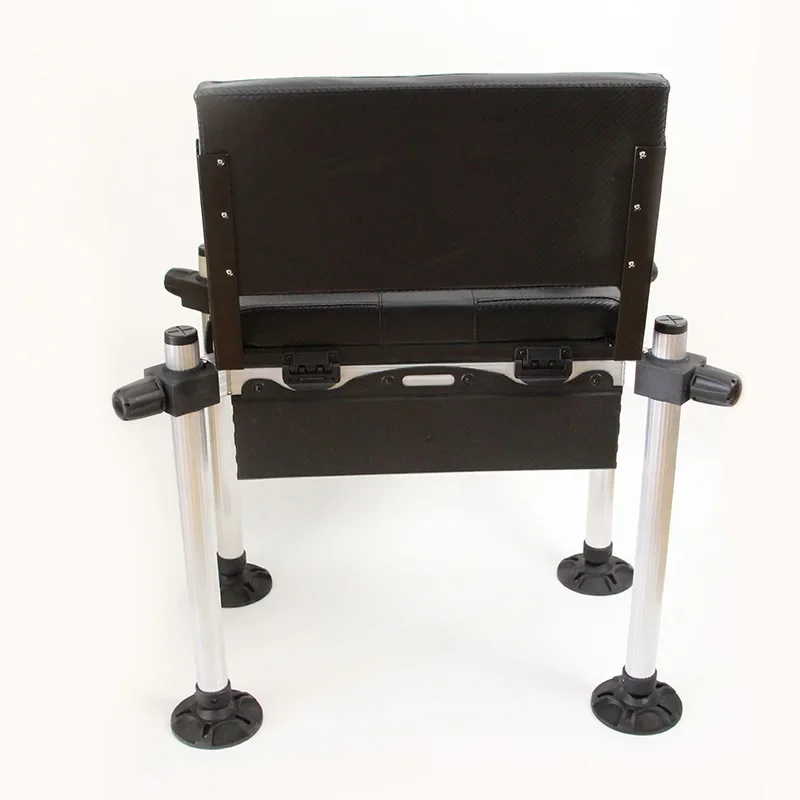 Selco Hot Tackle Box Folding Portable Adjustable Height Fishing Bait Seat Toolbox Backrest Seat Box
