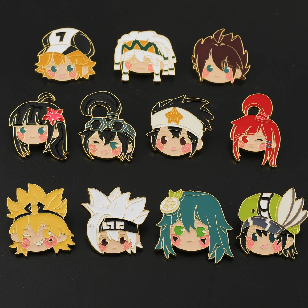 Anime Aotu Word Metal Brooch Cute Cartoon Lemon King Phantom·S Anime Protagonist Badge for Friends Cosplay Jewelry Gift