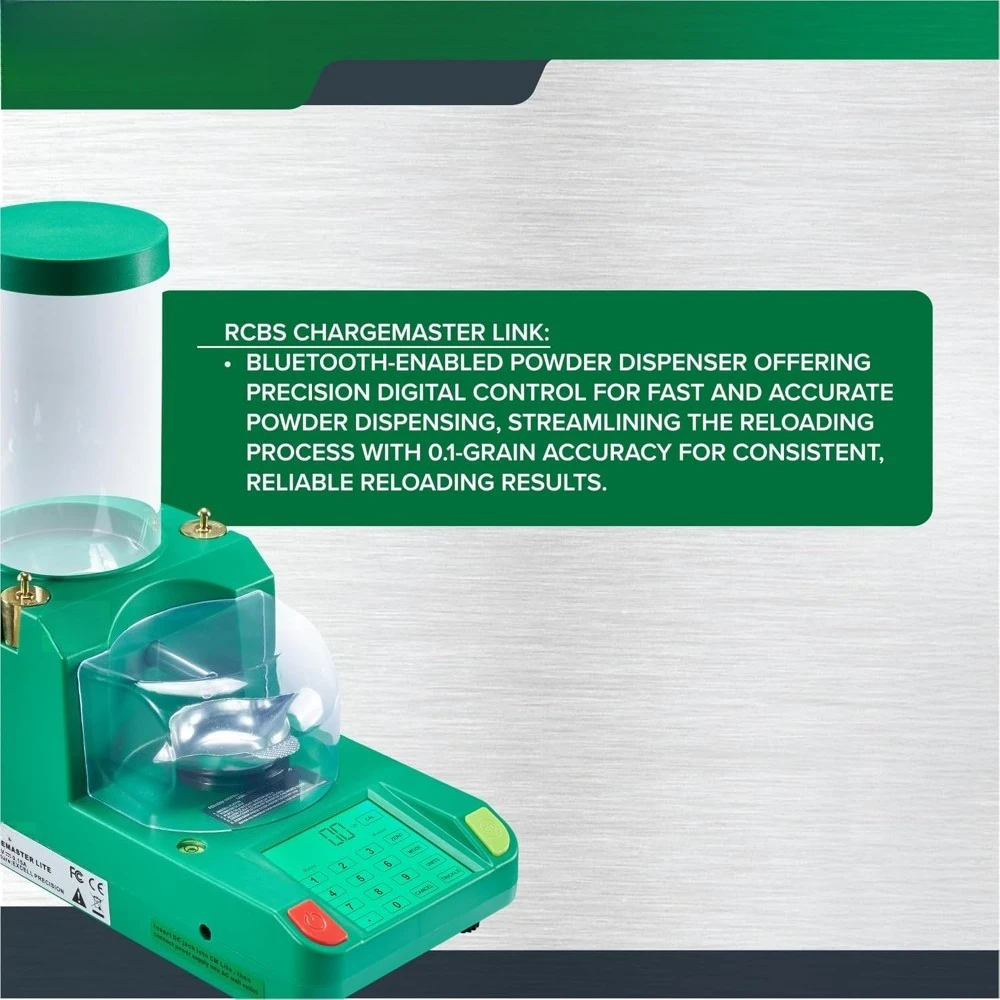 موزع مسحوق المسدس، شاشة لمس متوافقة مع البلوتوث، دقة 0.1، سعة 2000 الحبوب #3