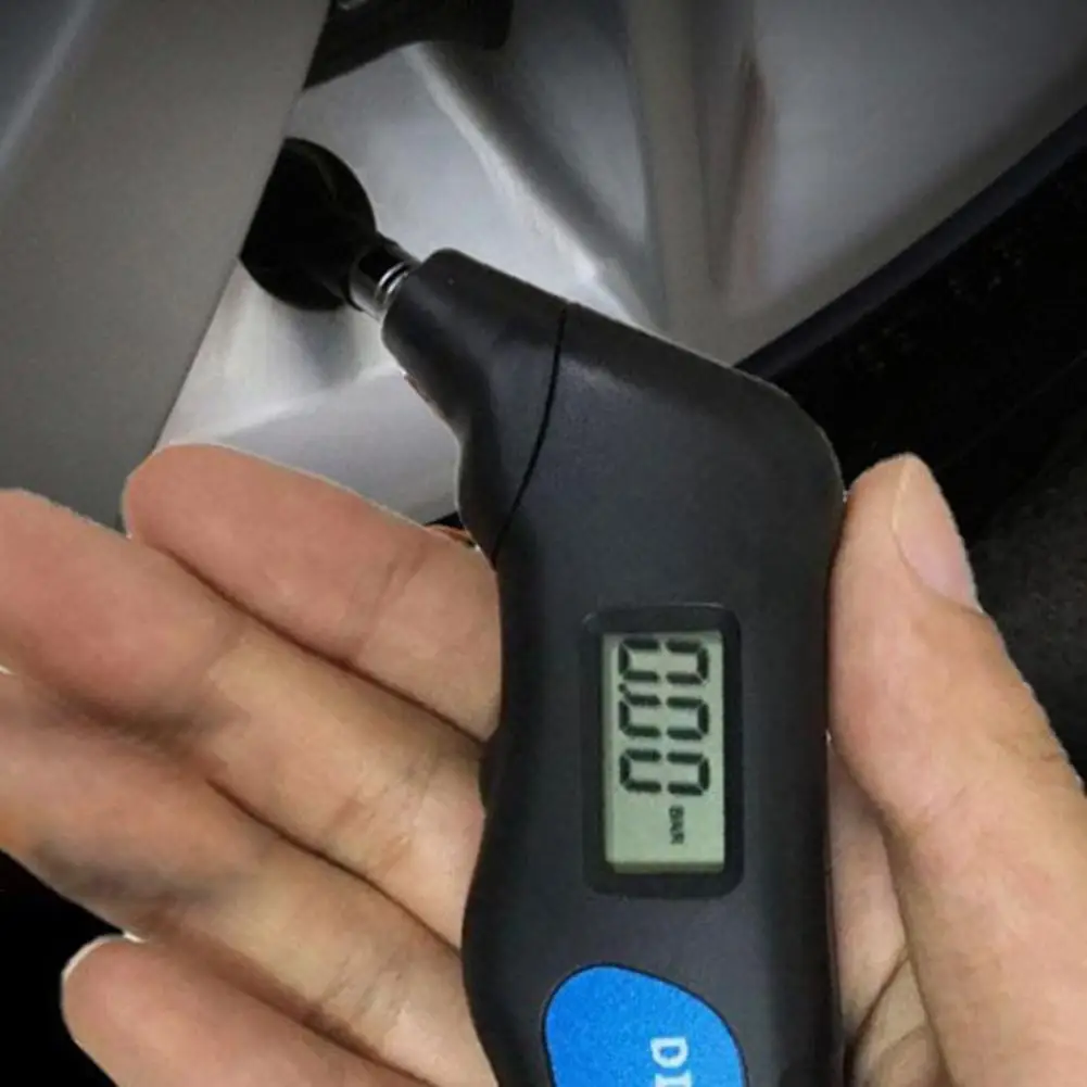 Tire Pressure Meter Ergonomic Design Long Service Life Precise Measurement Tire Pressure Gauge Automotive Tool