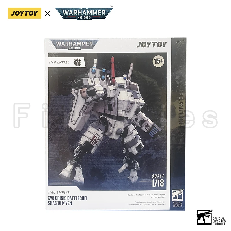 1/18 JOYTOY Action Figure 40K T'au Empire XV8 Crisis Battlesuit Shas'ui K'yen Anime Collection Model Toy