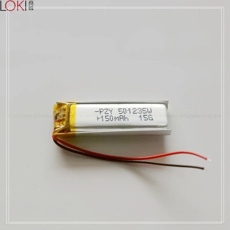 Neu heiß 501235   Polymer-Lithium-Akku für nur Bluetooth-Headset HBS800, Laden 3,7 V, integrierte Kern-Li-Ionen-Zelle, wiederaufladbar