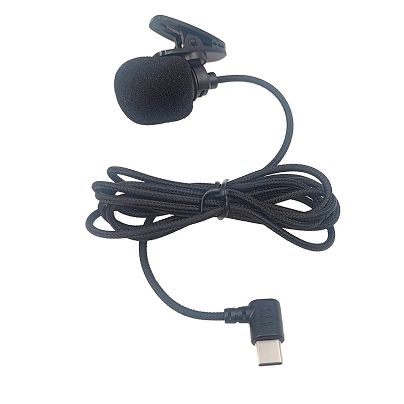 Bedrade Microfoon Usb Condensator Microfoon Computer Opname Microfoon Type-C Mobiele Telefoon Camera Interview Live-uitzending Kraag Clip