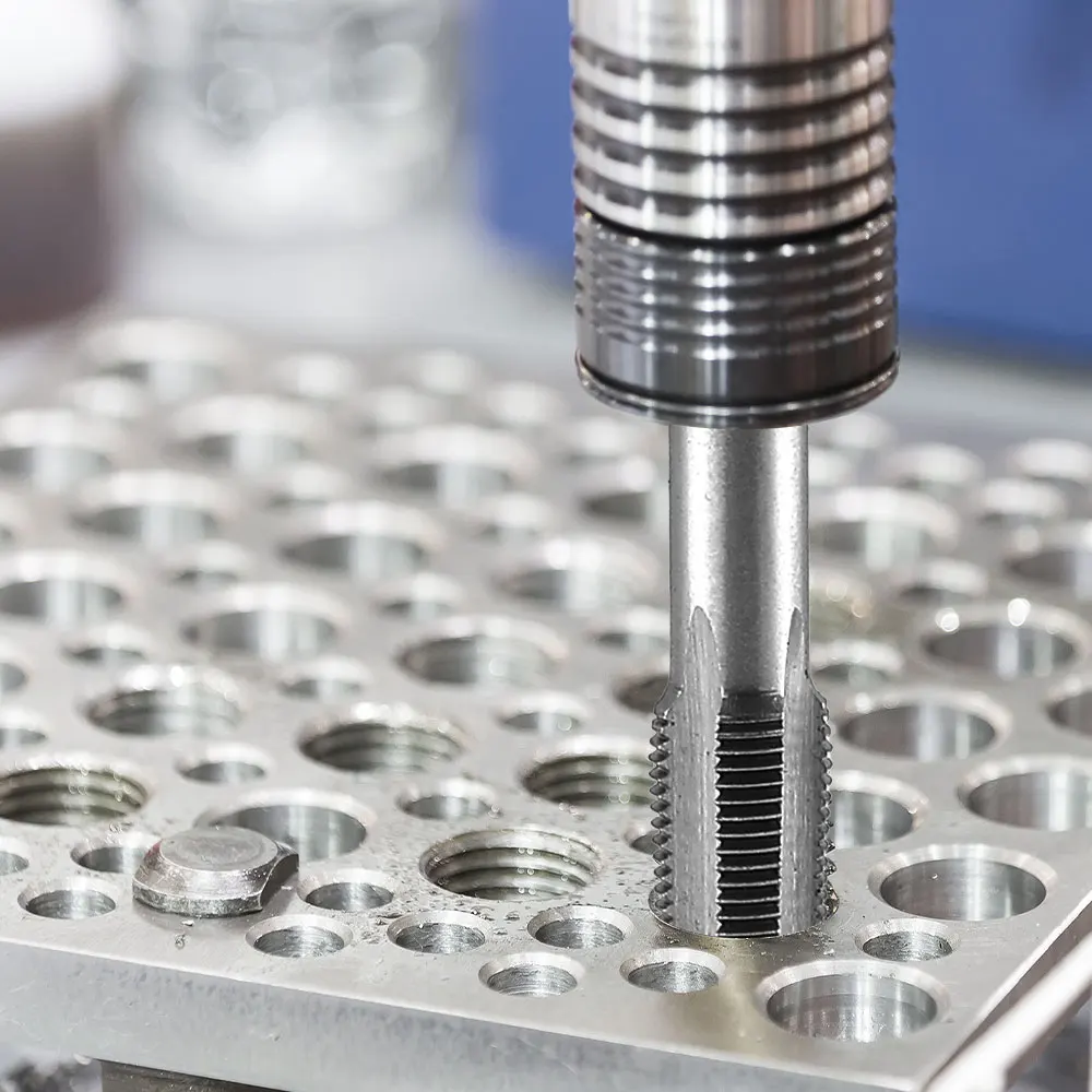 6-teiliges NPT-Rohrgewindebohrer-Set, präzises Gewinde-Sanitärgewindebohrer-Set aus Kohlenstoffstahl für saubere, genaue Gewinde