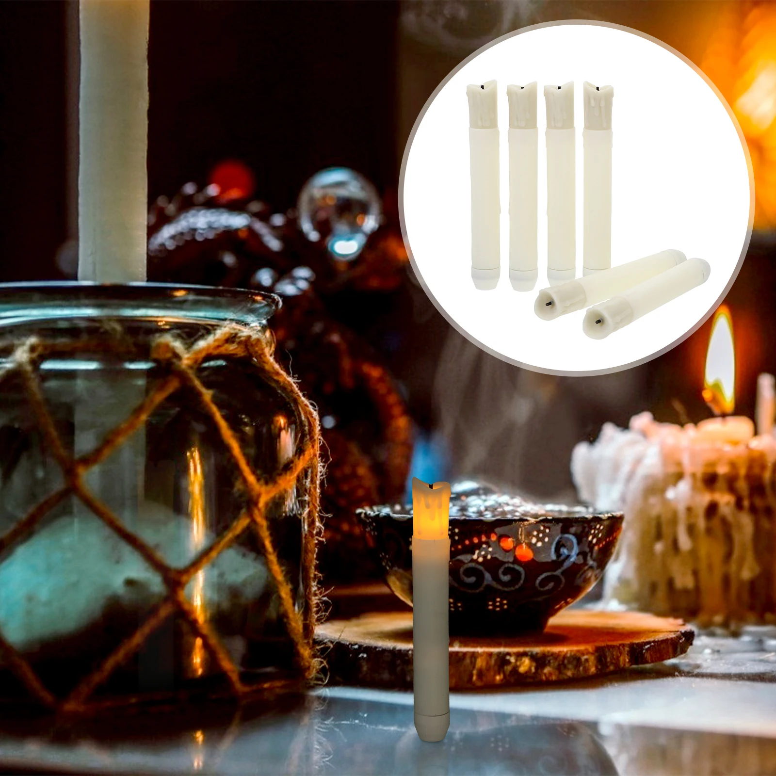 

12Pcs Set Led Candle Light Pillar Flameless Flickering Battery Operated Ecofriendly Simulation Candles For Events