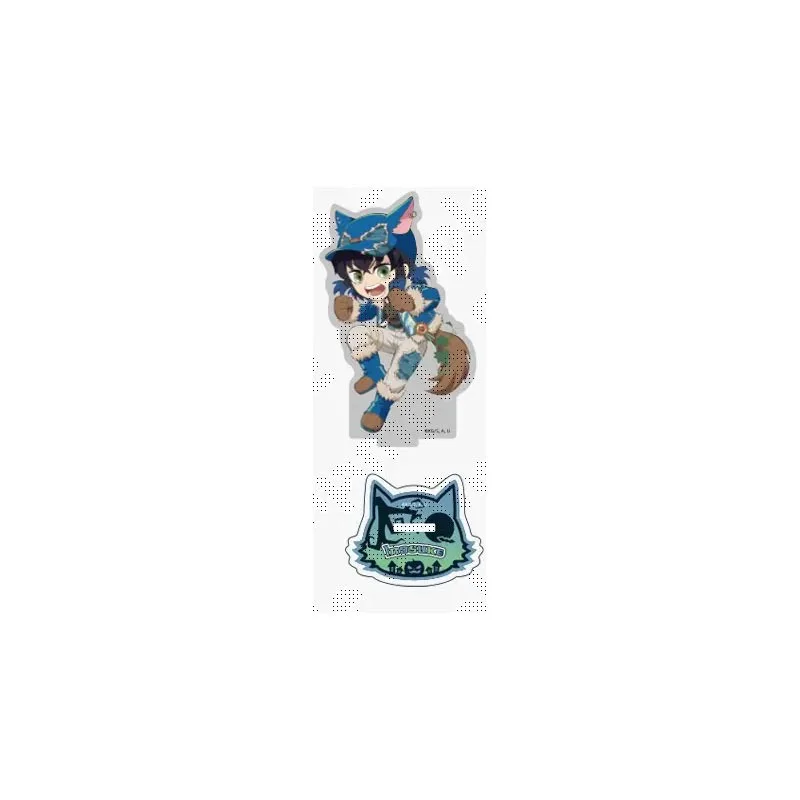 Demon Killer Japanese Anime Peripherals Halloween Q Version Acrylic Stand Collectible Desk Ornament Creative Gift for Friend Toy
