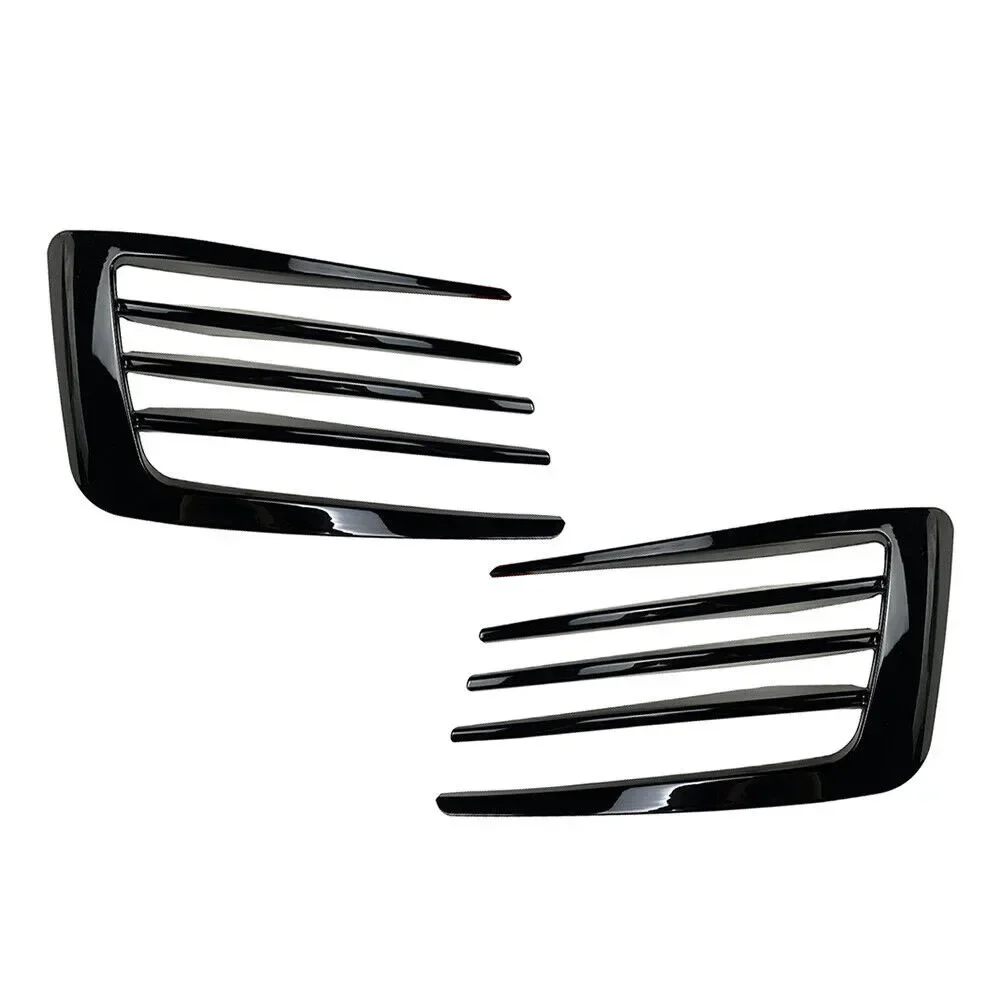 Front Fin Wind Knife Bumper Fog Light Grille Eyebrow Lamp Eyelid Strip Cover Trim For VW Volkswagen Golf 7 MK7 GTI GTD 2012-2017