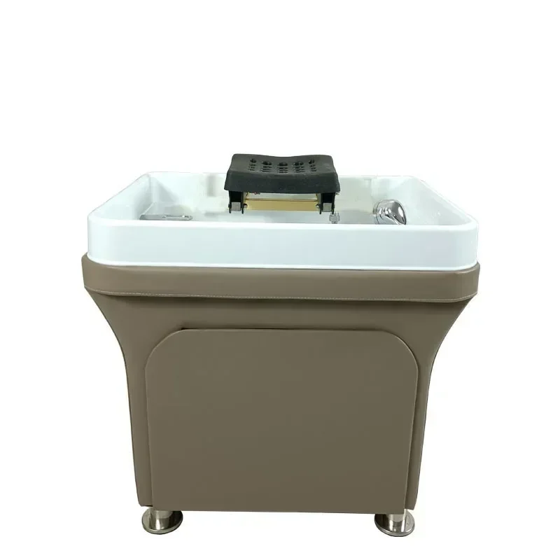 Free Shipping Head Treatment Fumigration Spa Machine Mobile Shampoo Basin Beauty Salon Ear Cleaning Water Circulation