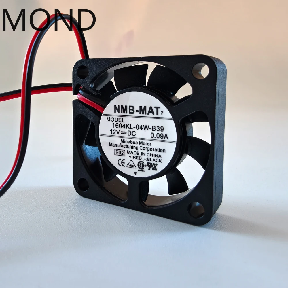 1604KL-04W-B30 1604KL-04W-B39 Server Fan for NMB NMB-MAT High Air Flow Axial Power Inverter Cooling Fan Yaskawa 4cm 12V 0.09A
