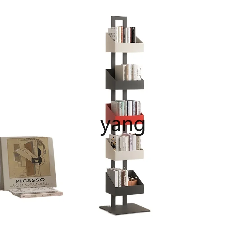 

LH bookshelf floor rack multi-layer storage corner does not occupy the snack shelf