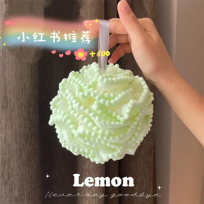 Soft Bath Ball Scrub Dady Sponge Mesh Bath Sponge Bath Bubble Balls Body Cleanser Exfoliating Sponge Shower Washcloth