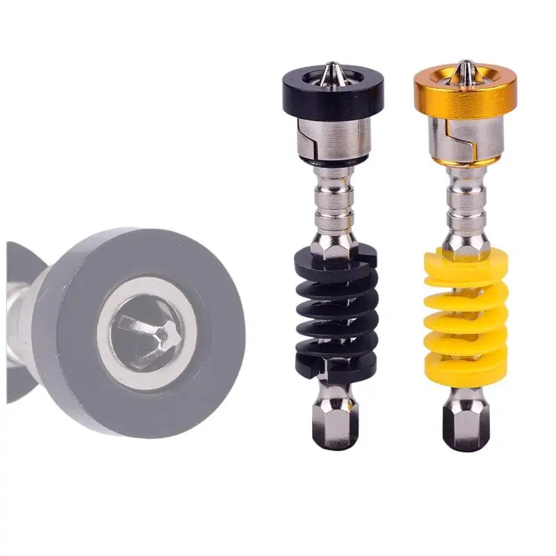 1 Stück 1/4 Zoll Sechskant PH2 Kreuzschraubendreherkopf Magnetischer Schraubendreherkopf Magnetring zur Positionierung Abnehmbarer Begrenzungsring – Detail 6