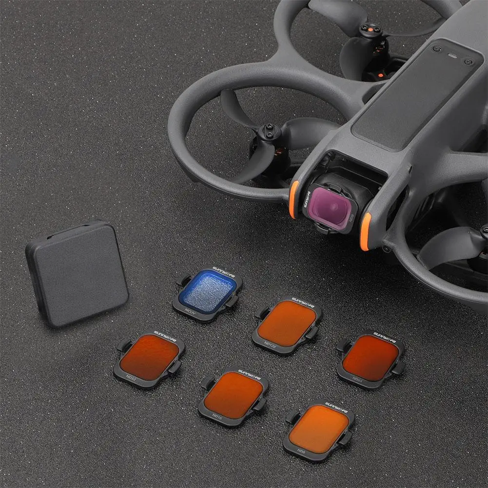 Filtros MCUV para Dron DJI Avata 2, ND8, ND16, ND32, ND64, ND128, juego de lentes de vidrio óptico HD multicapa