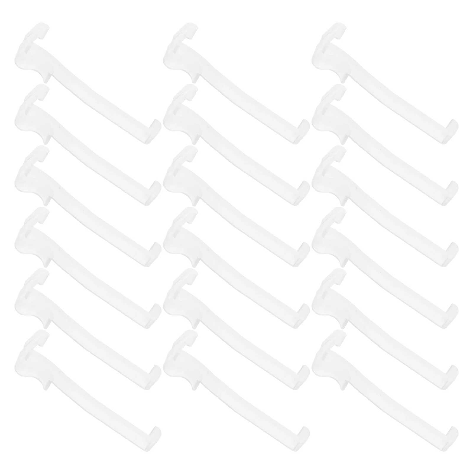 

30Pcs Clear Plastic Valance Clips Plastic Window Blind Clips Replacement Holder for Horizontal Vertical Mini Blinds Accessories