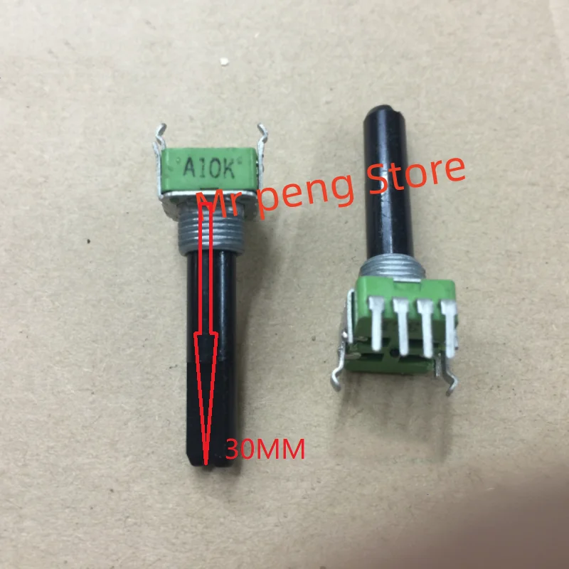 

2pcs for ALPHA RK11 potentiometer single A10K 30MM half-shaft 30mm