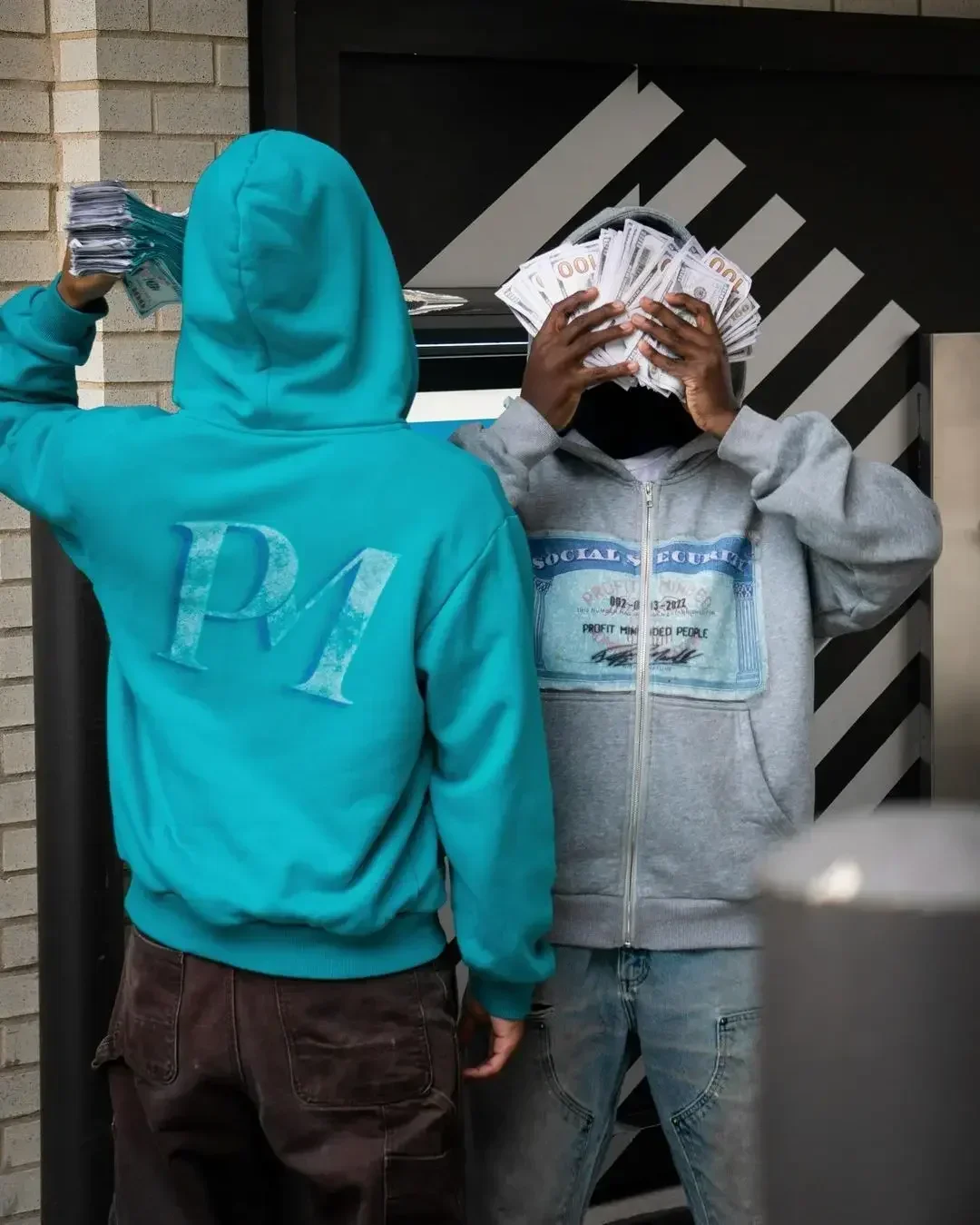 سترة بغطاء للرأس كلاسيكية للخريف Y2K للرجال والنساء مع أنماط شخصية مطبوعة على طراز الشارع مع سترة بقلنسوة وأكمام طويلة #4