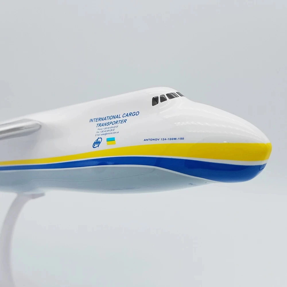 1:400 An-225 Antonov Modello di aereo in resina Transporter Display Aereo strategico Diecast Model Aereo per la raccolta