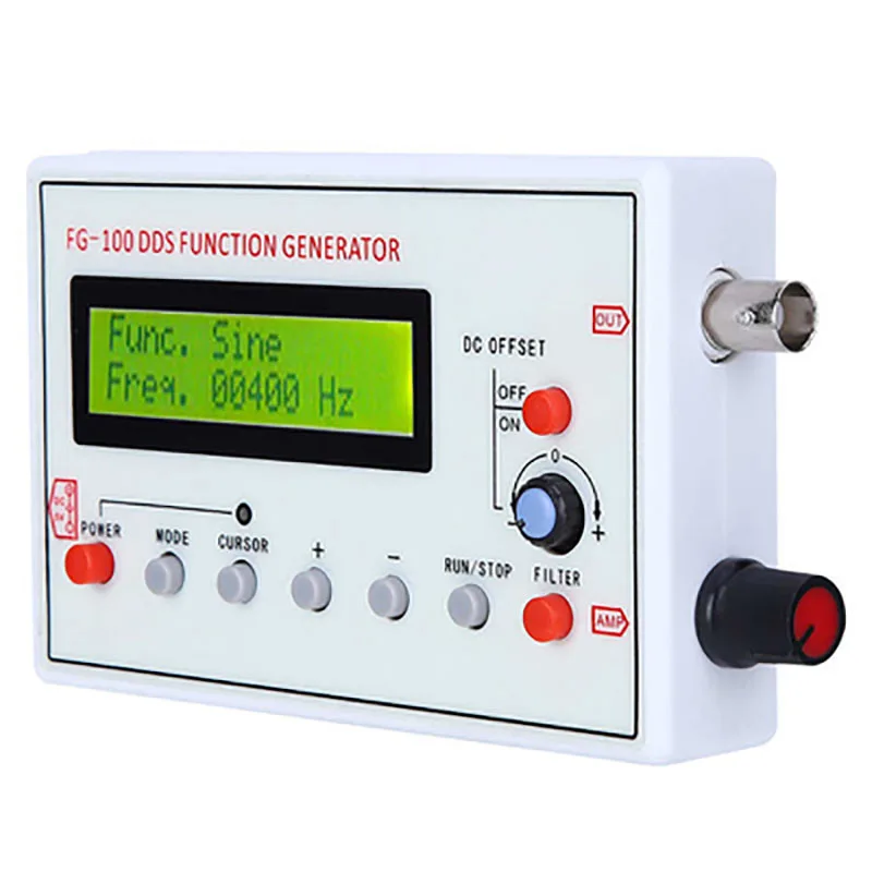 DDS Function Generators Functional Signal Generator FG‑100 for Circuit Testing Debugging for Impulse Response 1HZ-500KHZ