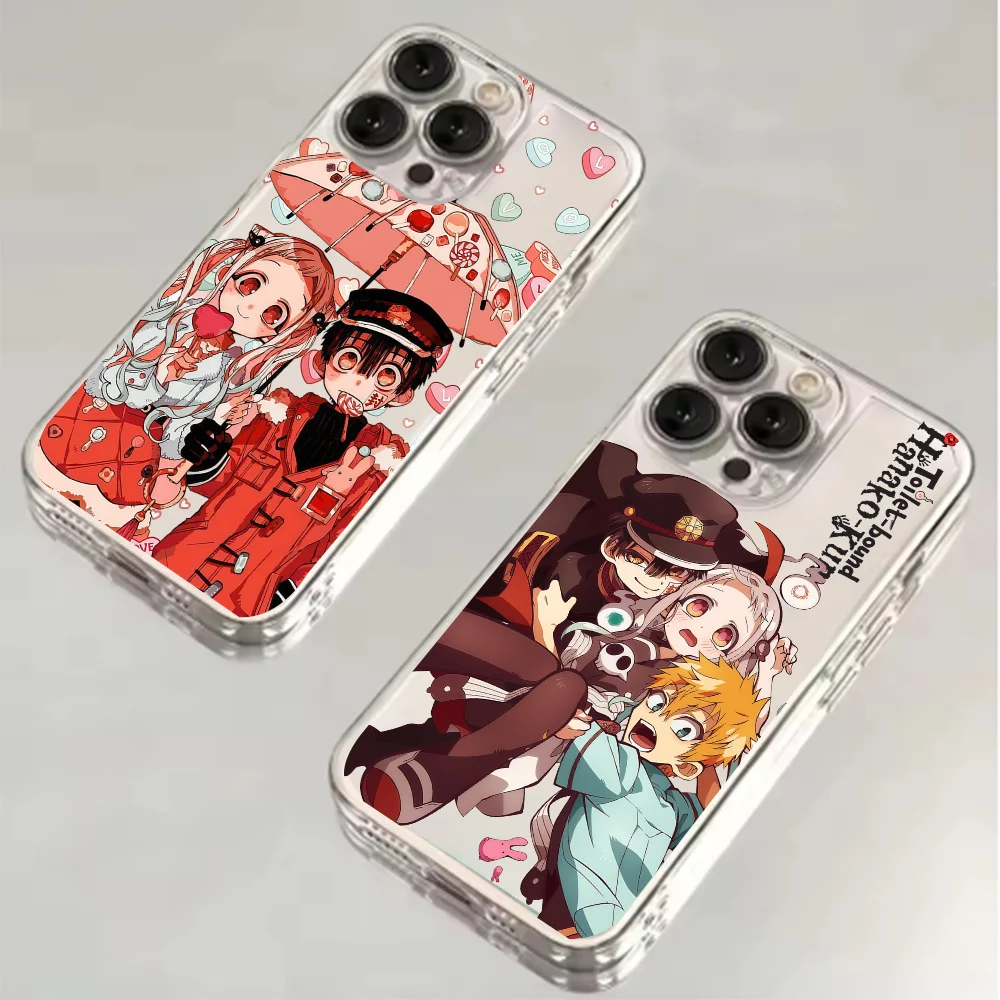 

Animation T-Toilet Bound Hanako Kun Phone Case FUNDA For Samsung Galaxy S25 Ultra S24 FE S23 S22 Plus Clear Shockproof Soft Bump