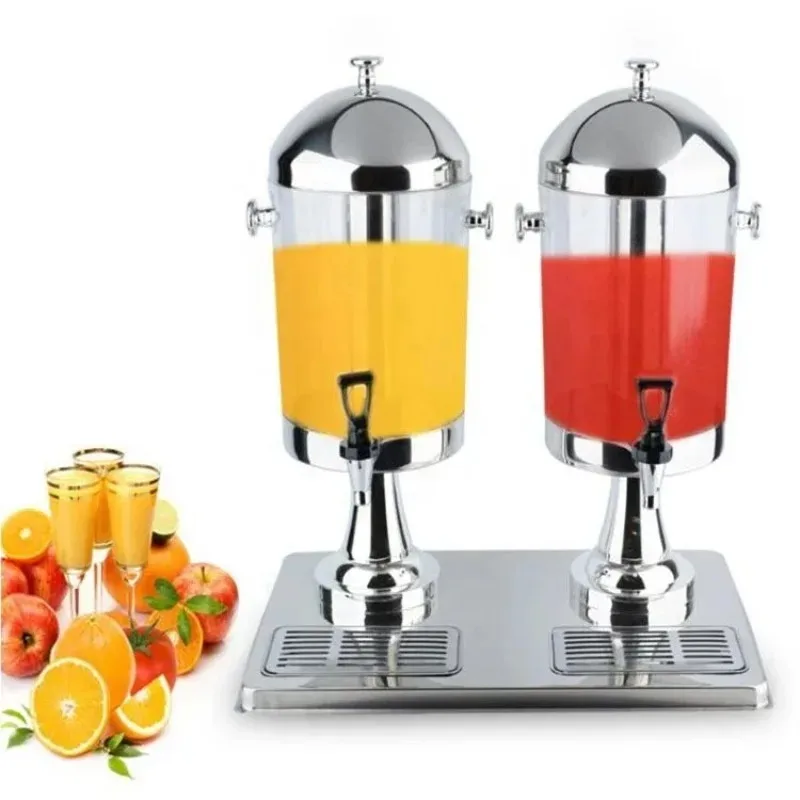 

Commercial Juice Dispenser Machine 18L 3 Tanks Stainless Steel Cold Drink Beverage with Tap for Hotel Buffet Restaurant