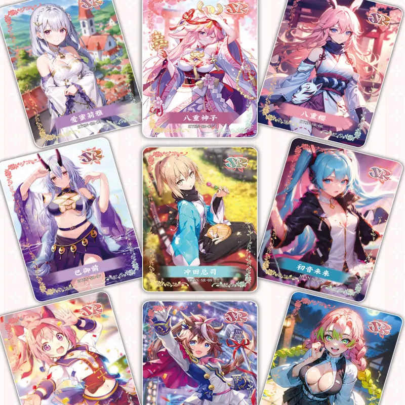 Newest Flower Girls Collection Card Choice Very Popular Beautiful Cute Anime Waifu Booster Box CCG Doujin Toys And Hobbies Gift