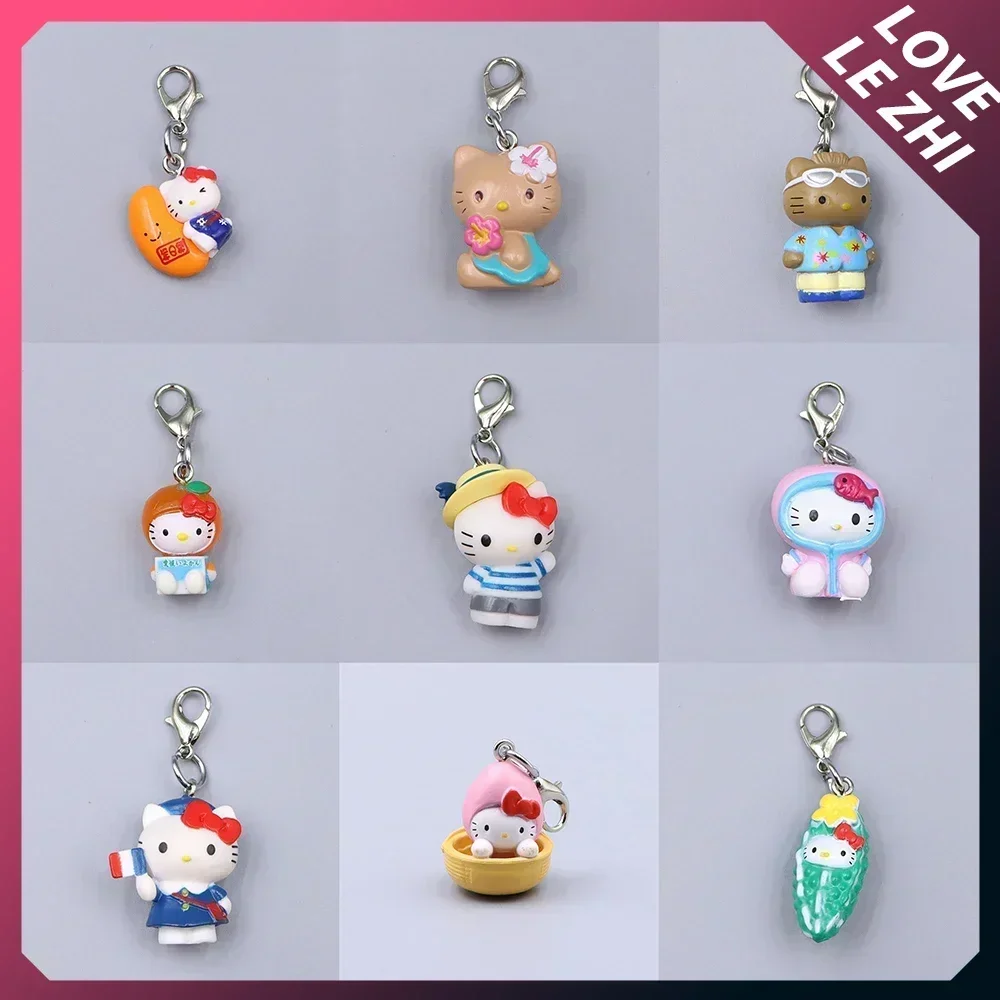 

Cartoon Kawaii Hello Kitty Dolls Keychain Pendant Student Phone Chain Bag Pendant Earphone Case Decor Accessories Gifts Toy