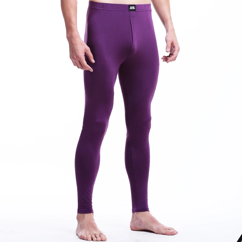 

O element long Johns мужские тонкие модальные одинарные облегающие удобные осенние и зимние леггинсы флисовые брюки молодежные термоштаны