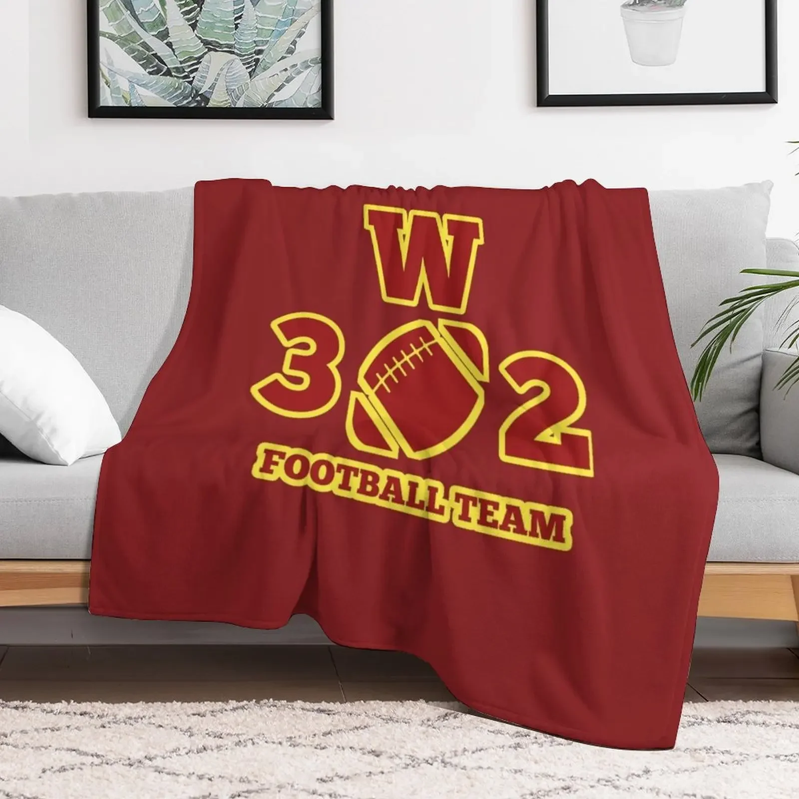 Washington Football Team / Washington Football / Washington Football Team Est 1932 Throw Blanket Sofa Throw Soft Big Blankets