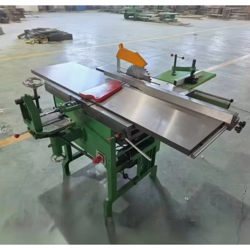 

Woodworking Multi-Functional Combined With Clutch Sliding Table Saw, Planer, Milling Machine, Drilling Machine