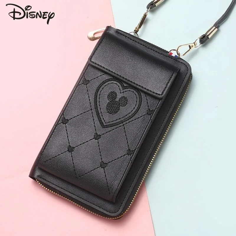 

Disney 2025 Women's Wallet Fashion High Quality 2-in-1 Women's Phone Bag Cartoon Large Capacity Multi Functional Storage Wallet