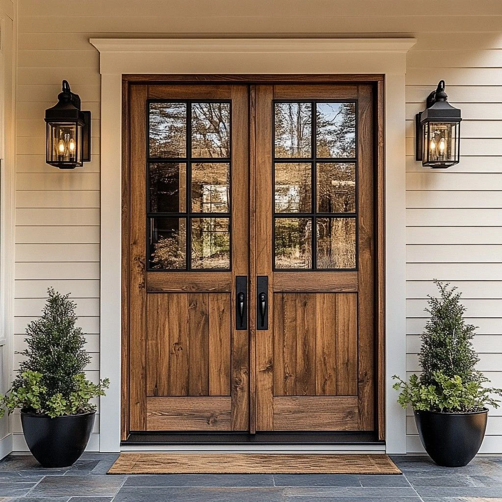 Front DoorModern Anti-Theft Security Door Steel Exterior Entry Door Finished Surface For Villa Household Outdoor Use-Wholesale A