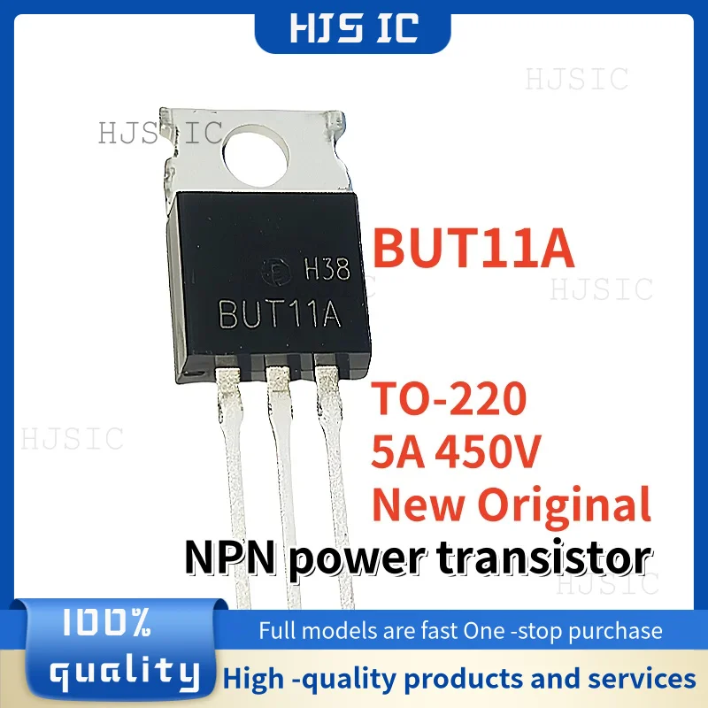 10-20PCS New Original BUT11A BUT11 TO-220 5A 450V NPN power transistor Best Quality In Stock