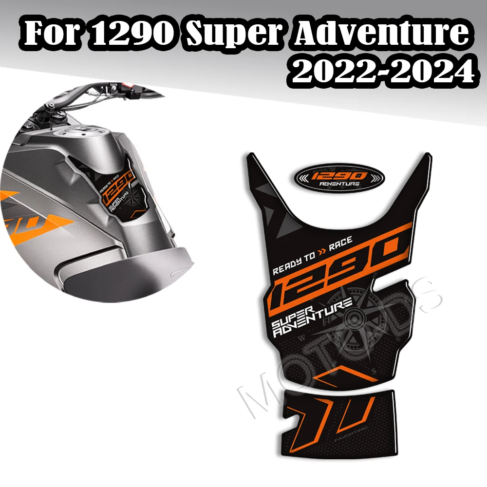 

For 1290 Super Adventure S R Motorcycle Fuel Tank Pad Stickers 3D Tank Protection Decals Waterproof