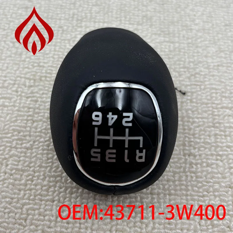 Poignée de levier de vitesse manuelle 6 vitesses haute qualité 437113W400HU pour Kia RIO RIO5 Pride pour Hyundai Veloster 2012-2016 43711 3W400HU