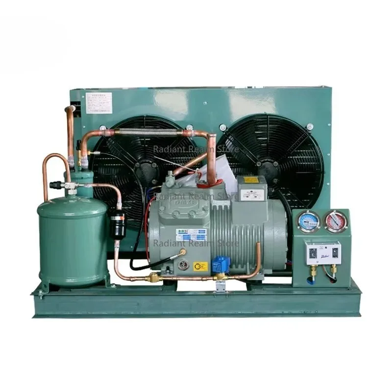 Unidad de Condensación con Motor de Compresor Bitzer para Sistema de Congelación en Cámaras Frigoríficas