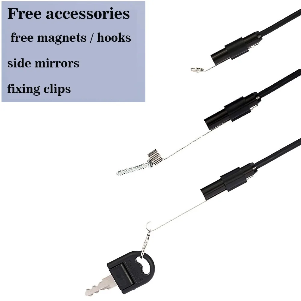 Borescope Inspection Camera with Lights, 1080P Pro HD Scope Camera 4.3 Inch IPS Screen Endoscope, IP67 Waterproof Snake Camera