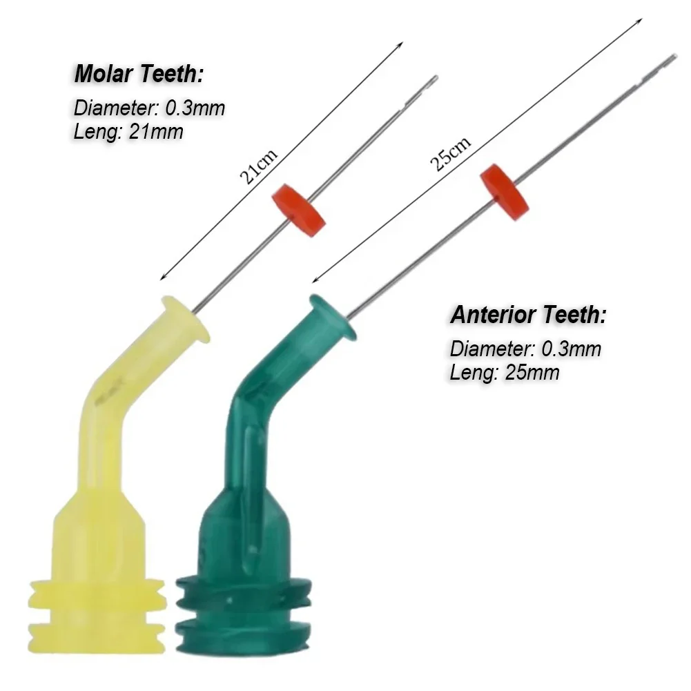20/40 шт. многоразовые насадки для стоматологических эндо-иригационных игл 30 г, передние молярные зубы для полости рта, шприц для корневых каналов, наконечник, локоть, двойное боковое отверстие