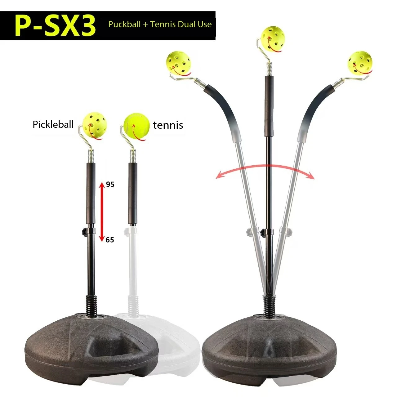 Self Duty Tennis Rebound Trainer Essential Solo Practice Partner for Tennis Training