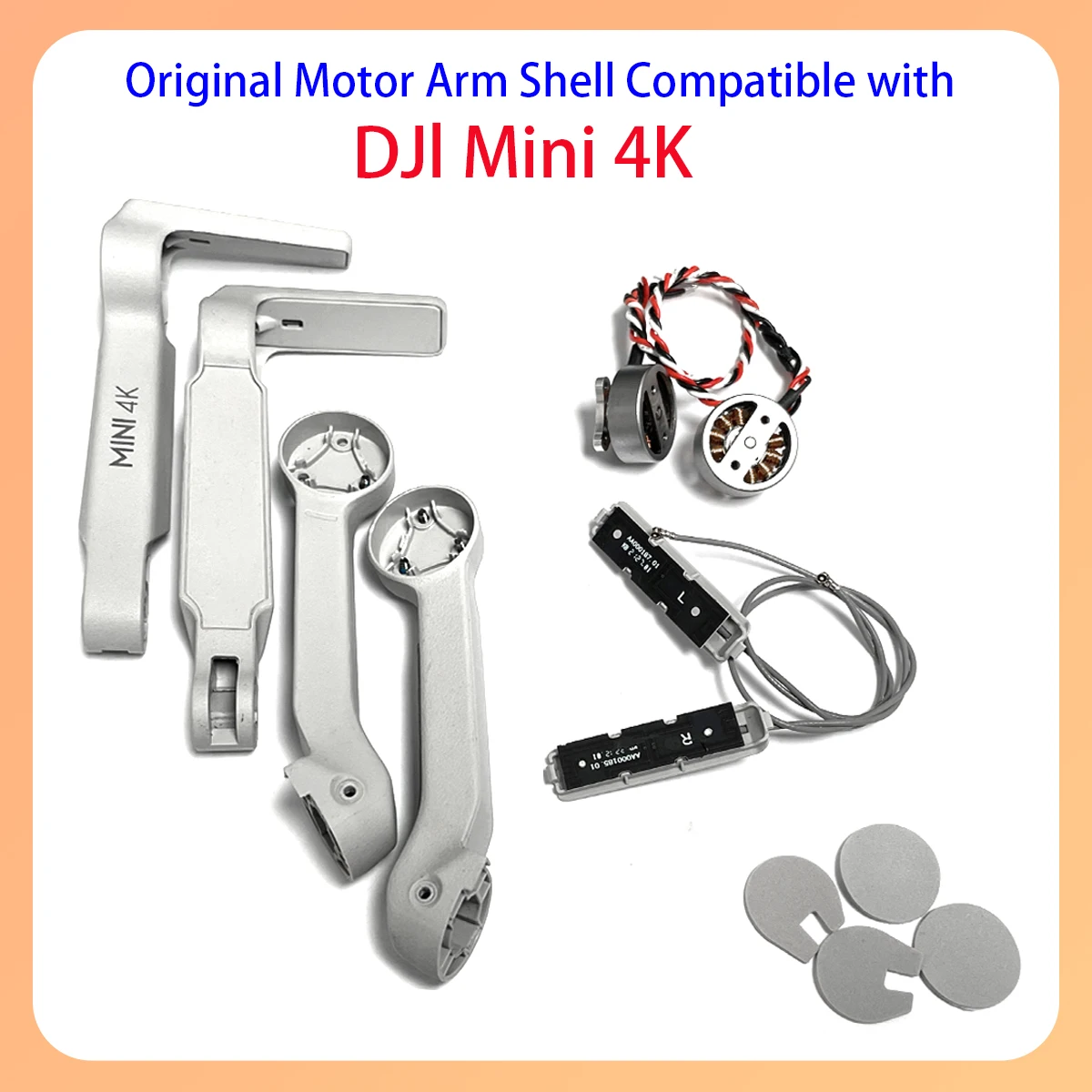 

Original Min4k body front, rear, left, right arm shell antenna motors are suitable for DJI Min2 series drone accessories