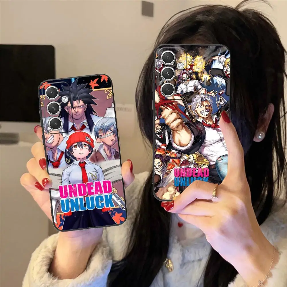 Anime Undead Unluck Mobile Phone Case for Samsung Galaxy S26 S25 S24 S23 S22 S21 S20 Note20 Plus FE Ultra Colorful Cover Luxury