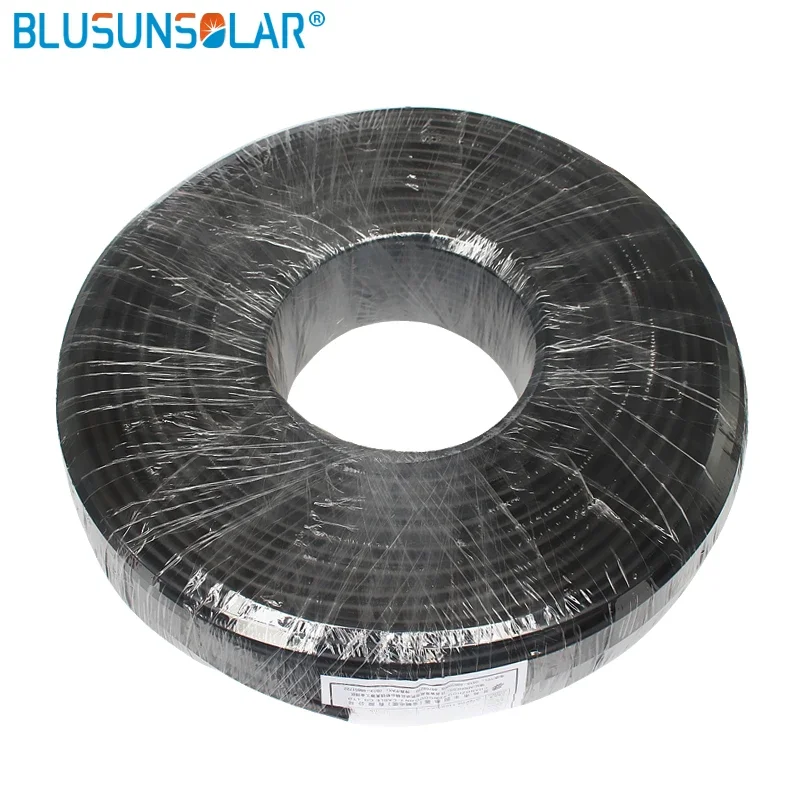 

100 Meters/ High Performance 4mm2(12AWG) Solar Cable Red or Black Pv Cable Wire Copper Conductor XLPE Jacket TUV Certifiction