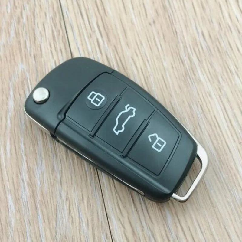 Car Key Conversion Case Remote Control 3 Buttons Remote Control For Audi A2 A3 A4 A6 A6L A8 S5 Q7 TT A3 (8P1) 2006 2007 HAA HU66
