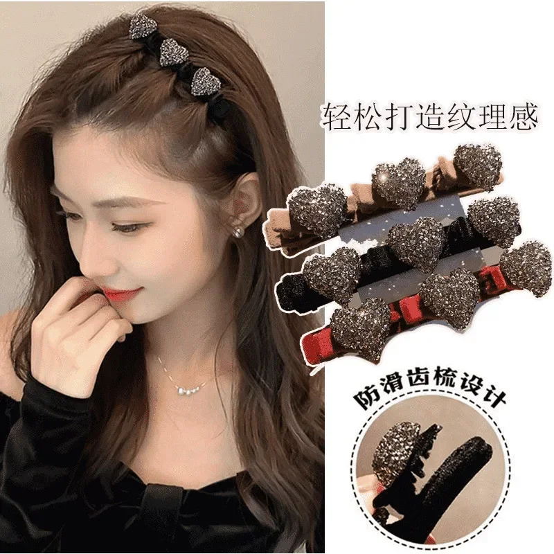 

Fresh and Fashionable Girl's Braided Hair Tool Small Clip Cute Duckbill Clip Headwear Women's Accessories Broken Hair Side Clip