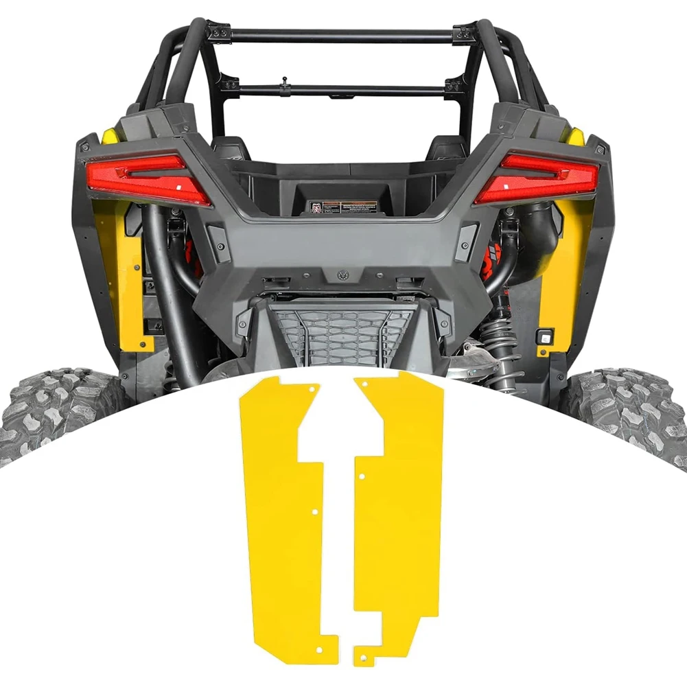 Wheel Well Block Offs, RZR Inner Splash Fender Mud Guard Accessories for Polaris RZR PRO XP 2021 2022, Yellow