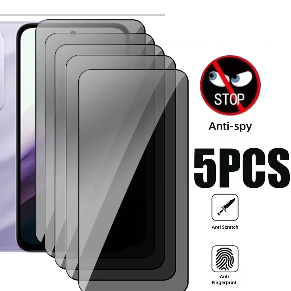 1-5Pcs Privacy Screen Protectors For Samsung S26 S26 Plus S26 Ultra S25 Ultra S25 Fe 5G S24 Plus S23 Plus S23 S22 Tempered Glass