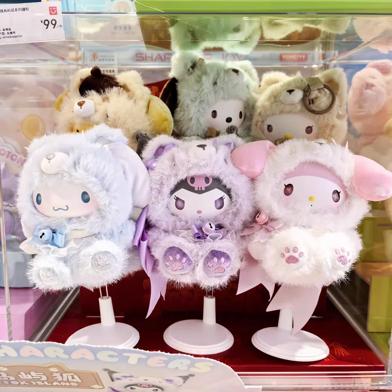 オリジナルフォックスアイランドシリーズブラインドボックスハローキティクロミメロディミステリーボックスアニメフィギュアペンダントデコラコレクション子供カスタムギフト