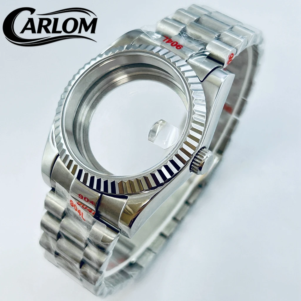 

36mm/40mm Watch Case For NH34 NH35 NH36 NH38 NH39 NH70 NH72 ETA2824 PT5000 Movement Waterproof Sapphire Presidential Bracelet